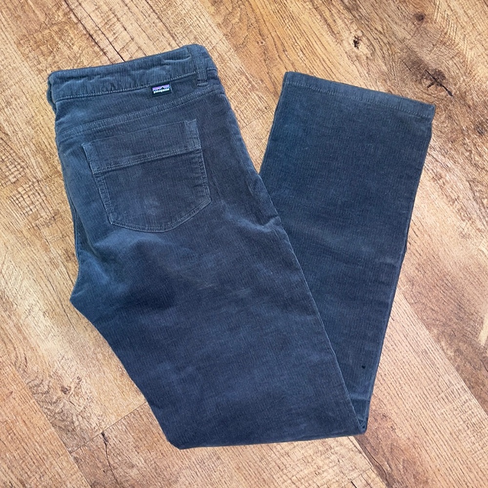 Patagonia dark grey corduroy pants